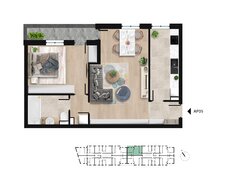 Lacul Morii Apartament modern cu 2 camere, direct dezvoltator